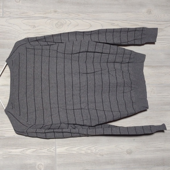 Grey & Black Striped Sweater - Picture 5 of 9
